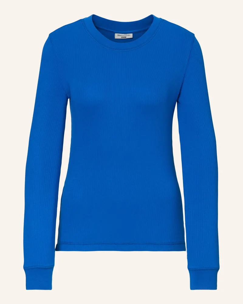 Marc O'Polo Longsleeve blau Blau