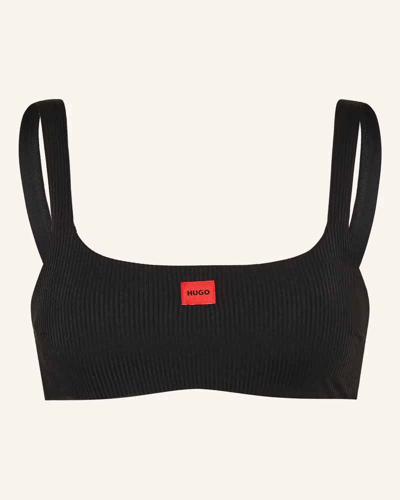 HUGO BOSS Bustier-Bikini-Top SIGNATURE Schwarz