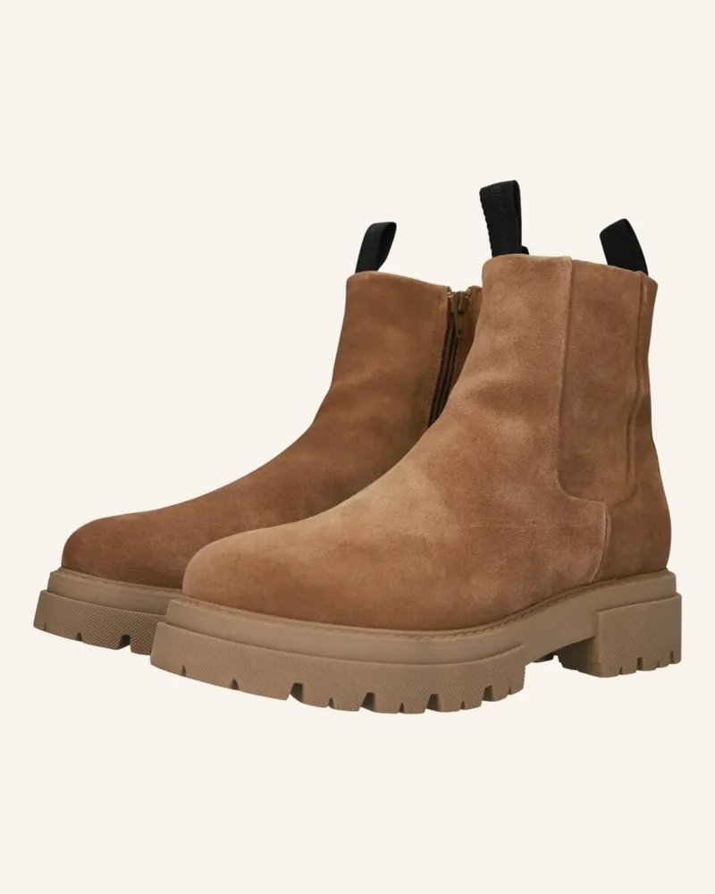 Blackstone Chelsea-Boots Braun