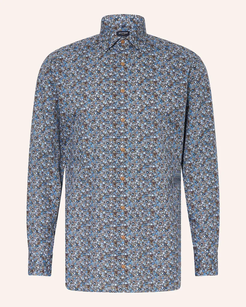 Olymp Hemd Luxor Modern Fit blau Dunkelblau