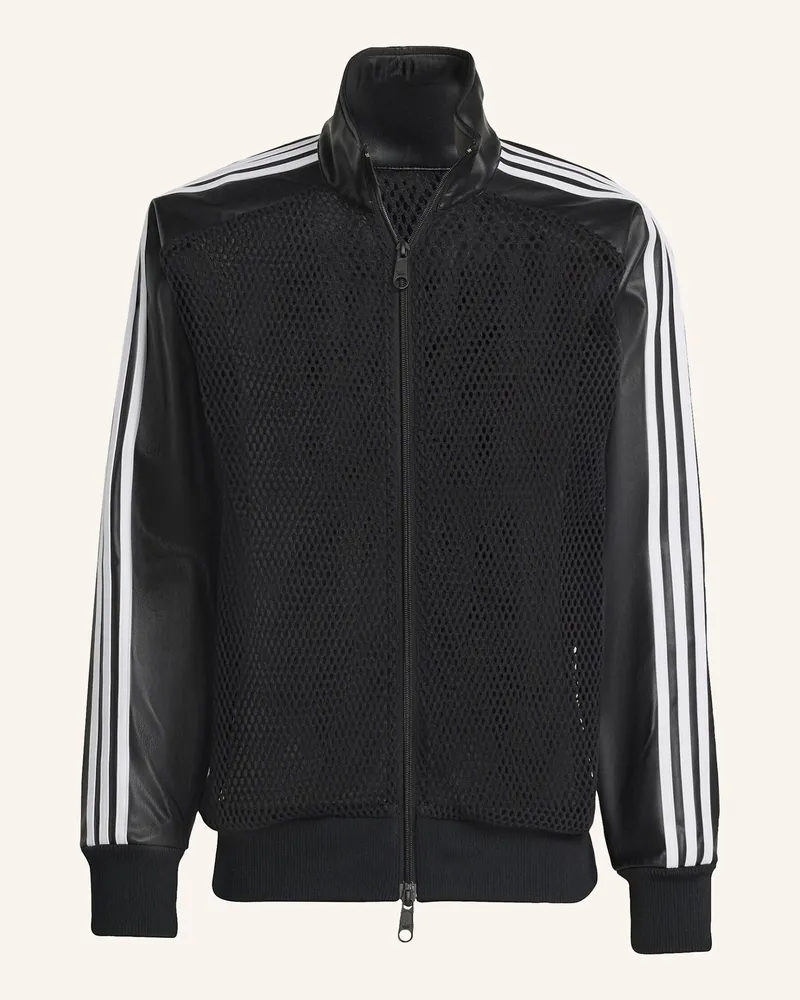 adidas ADIDAS X JEREMY SCOTT SYNTHETIKLEDER MESH TRACK TOP Schwarz