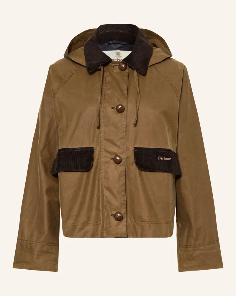 Barbour Jacke Adina Mit Abnehmbarer Kapuze braun Braun
