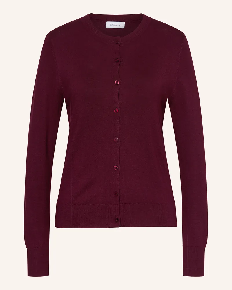 Darling Harbour Strickjacke Bordeaux