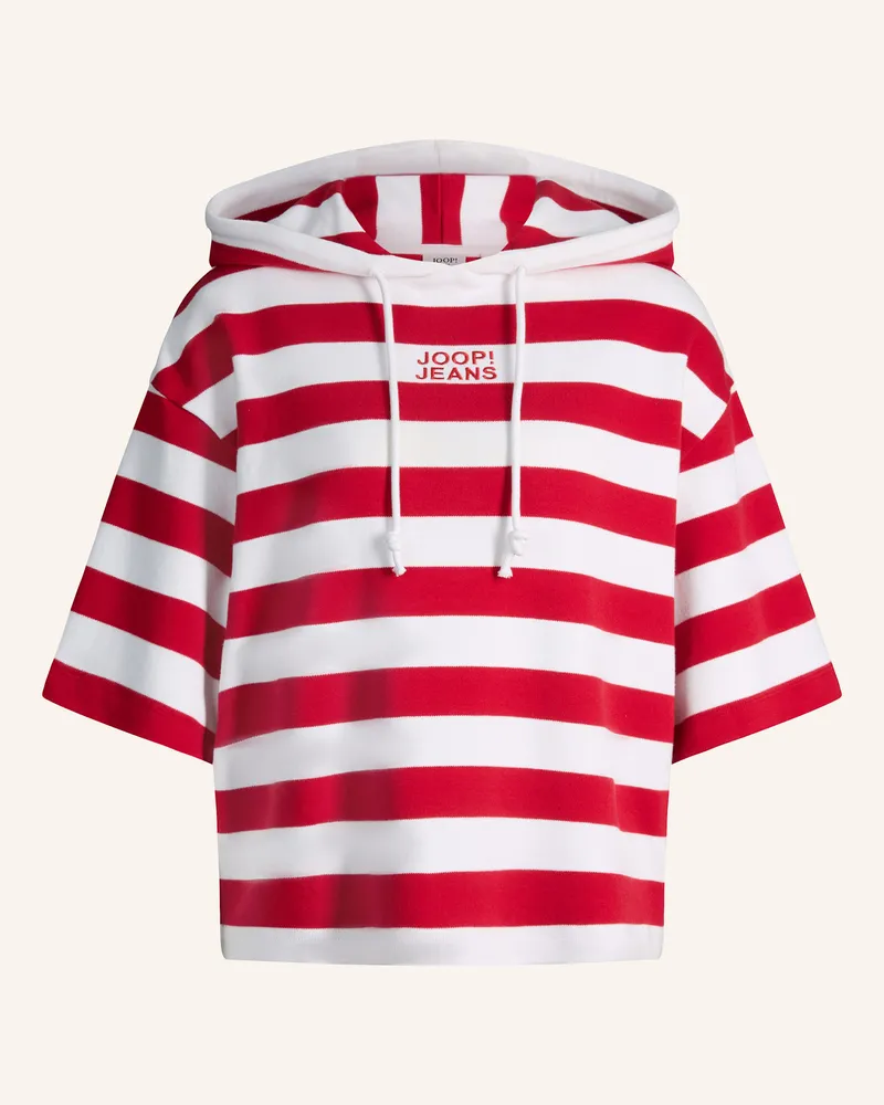 JOOP! Kurzarm-Hoodie Rot