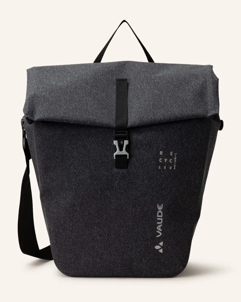 Vaude Fahrradtasche Recycle Pro Single 22 L schwarz Schwarz