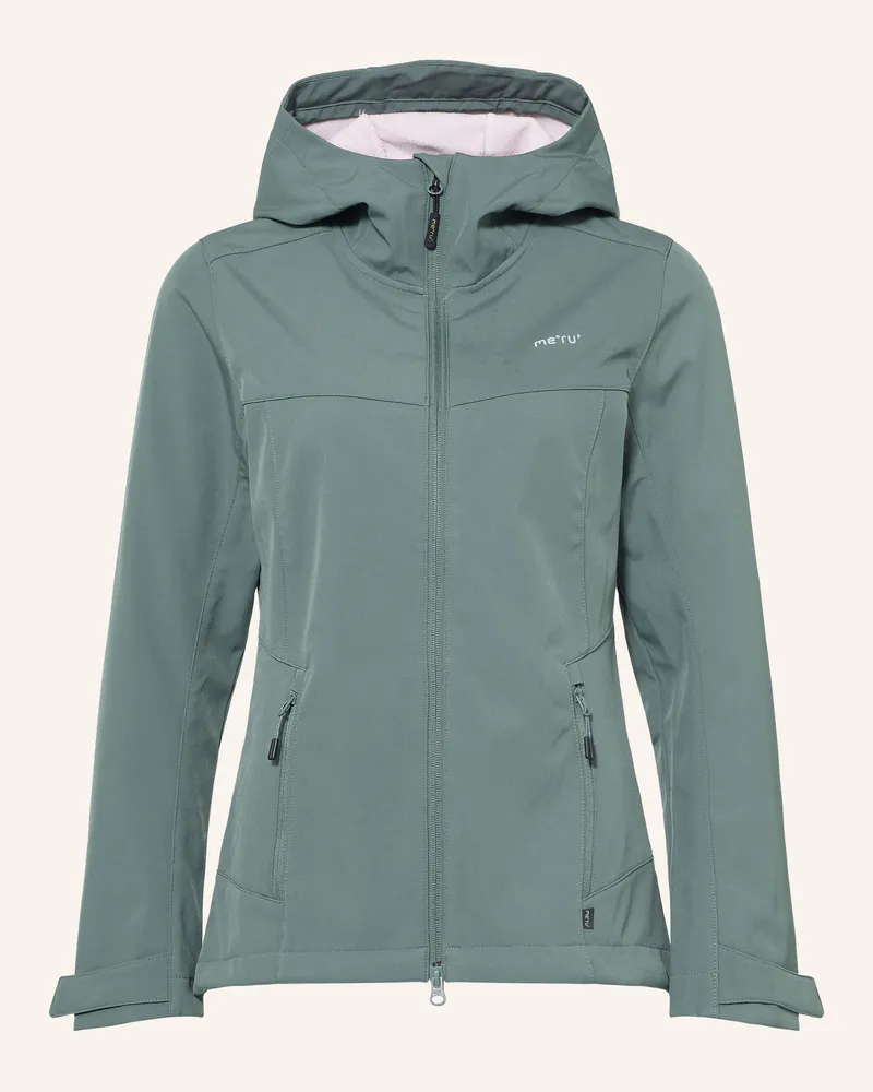 me°ru' Softshell-Jacke Bordeaux gruen Grün