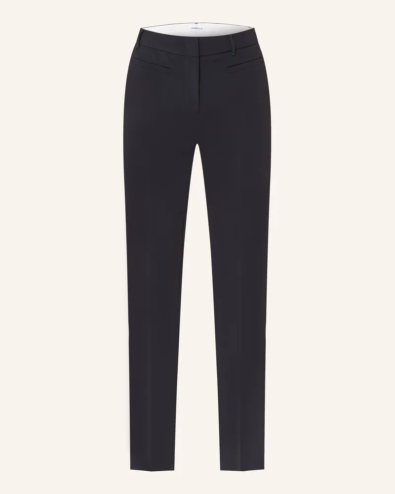 MARELLA Bootcut-Hose Dunkelblau