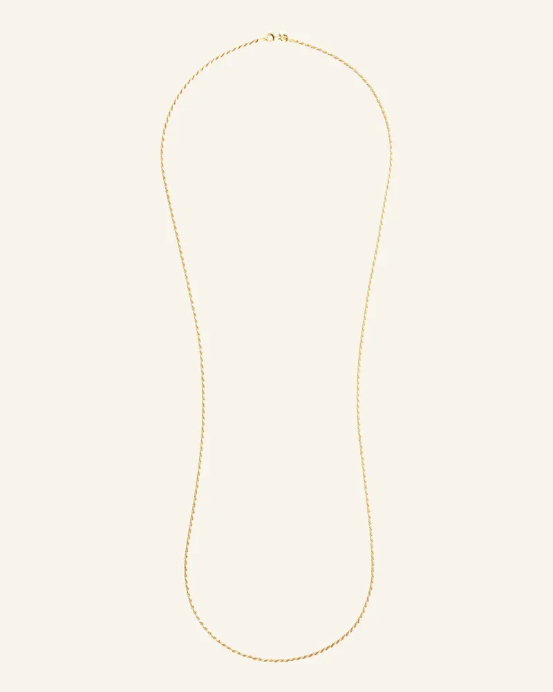 POMPIDOU Halsketten MINI RUBY LONG by GLAMBOU Gold