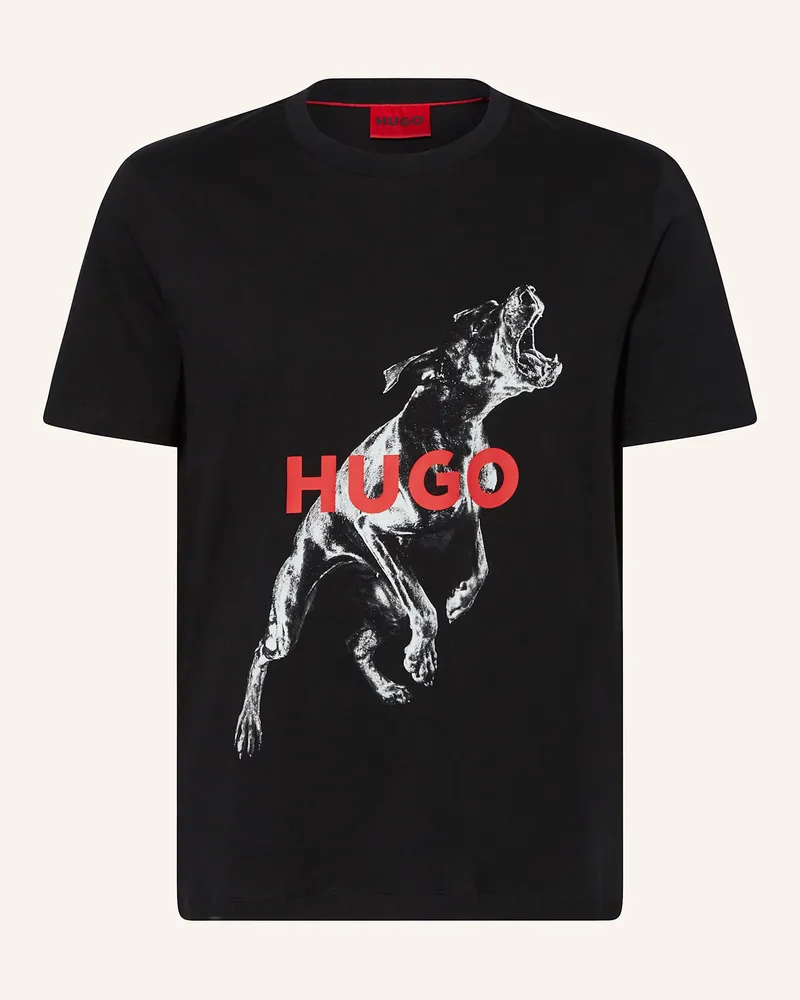 HUGO BOSS T-Shirt DEYLADEC Schwarz