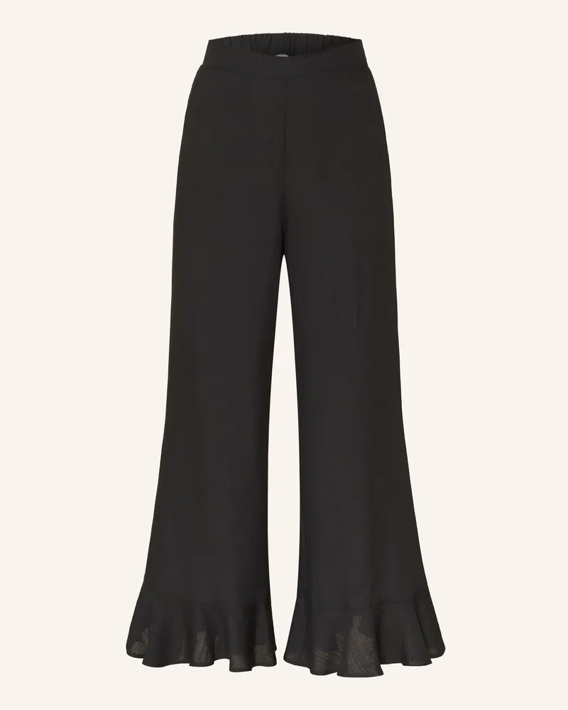 More & More Culotte Mit Volants schwarz Schwarz