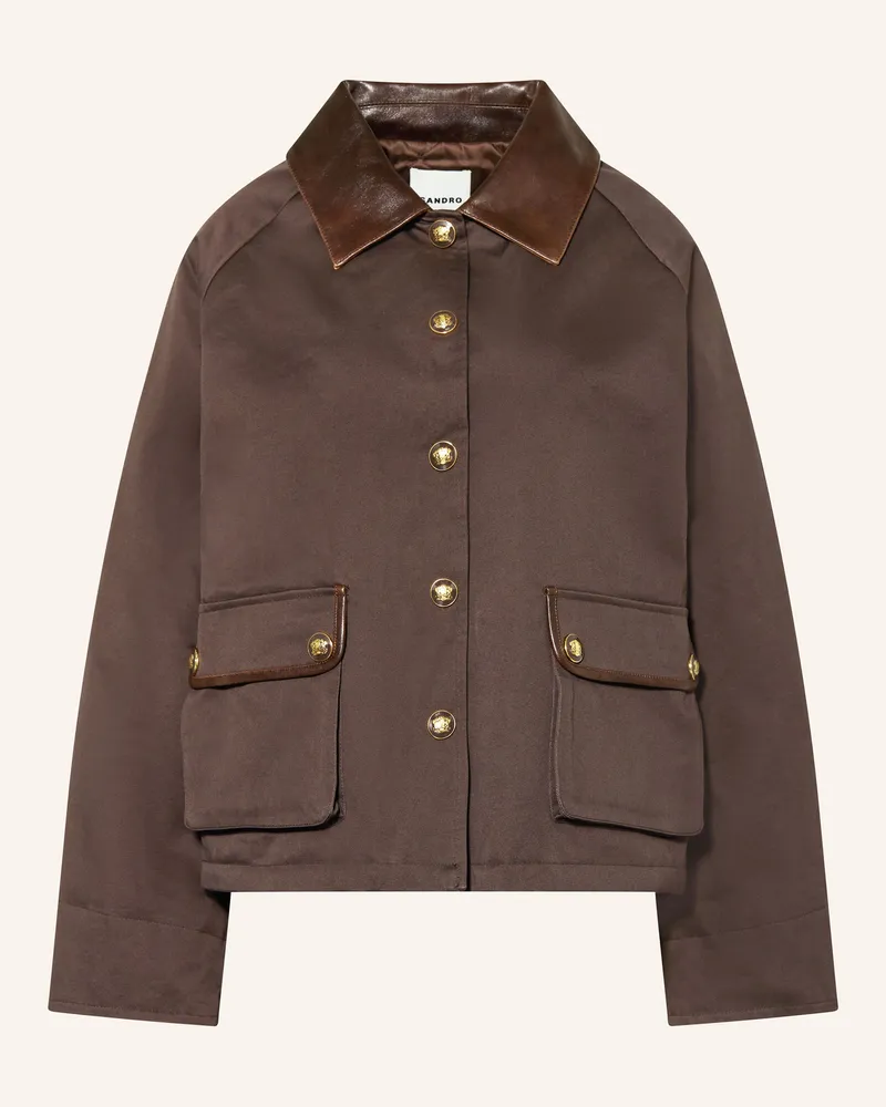 Sandro Jacke Dunkelbraun