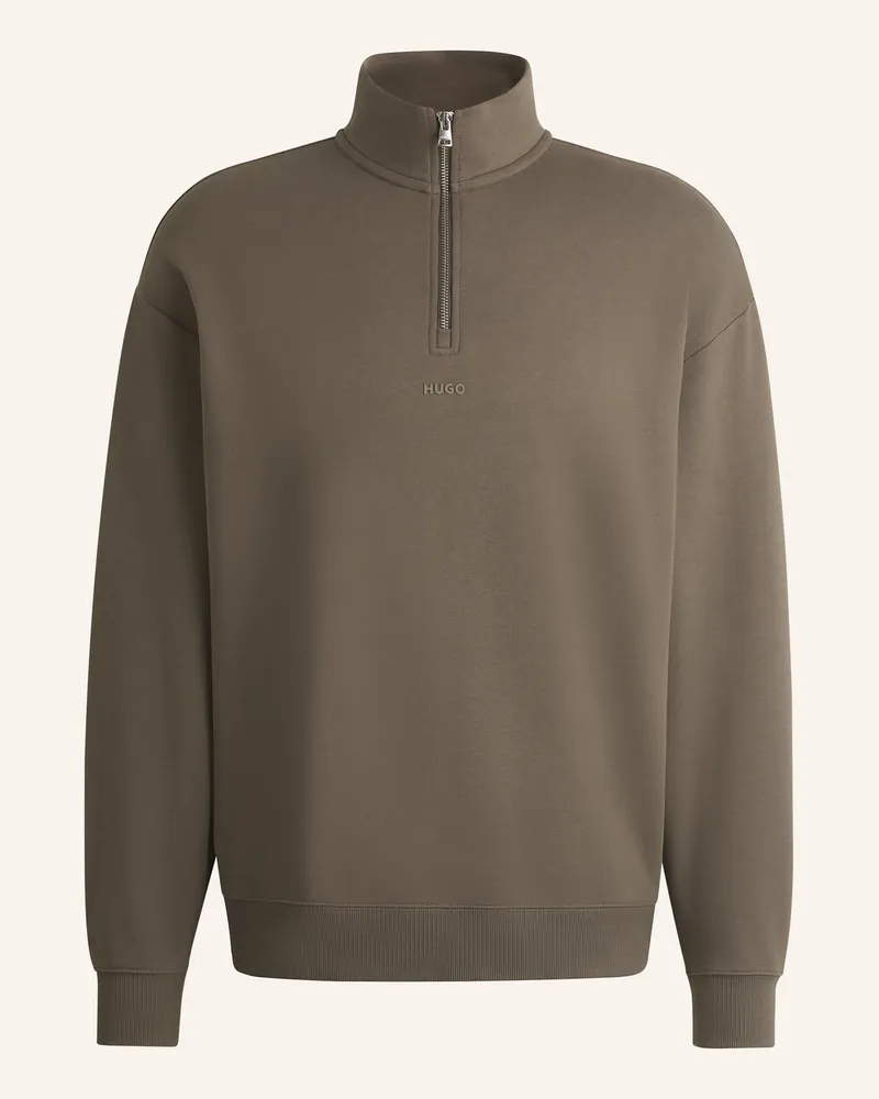 HUGO BOSS Sweatshirt DURTY244 Relaxed Fit Grau