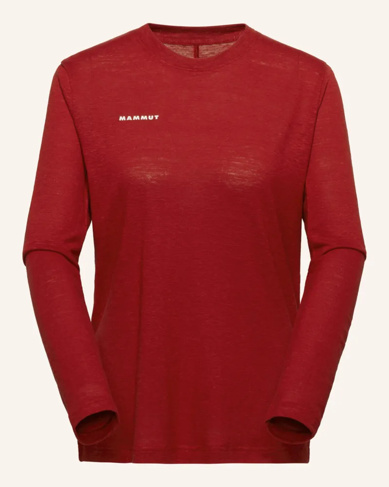 Mammut Longsleeve Massone Light rot Rot