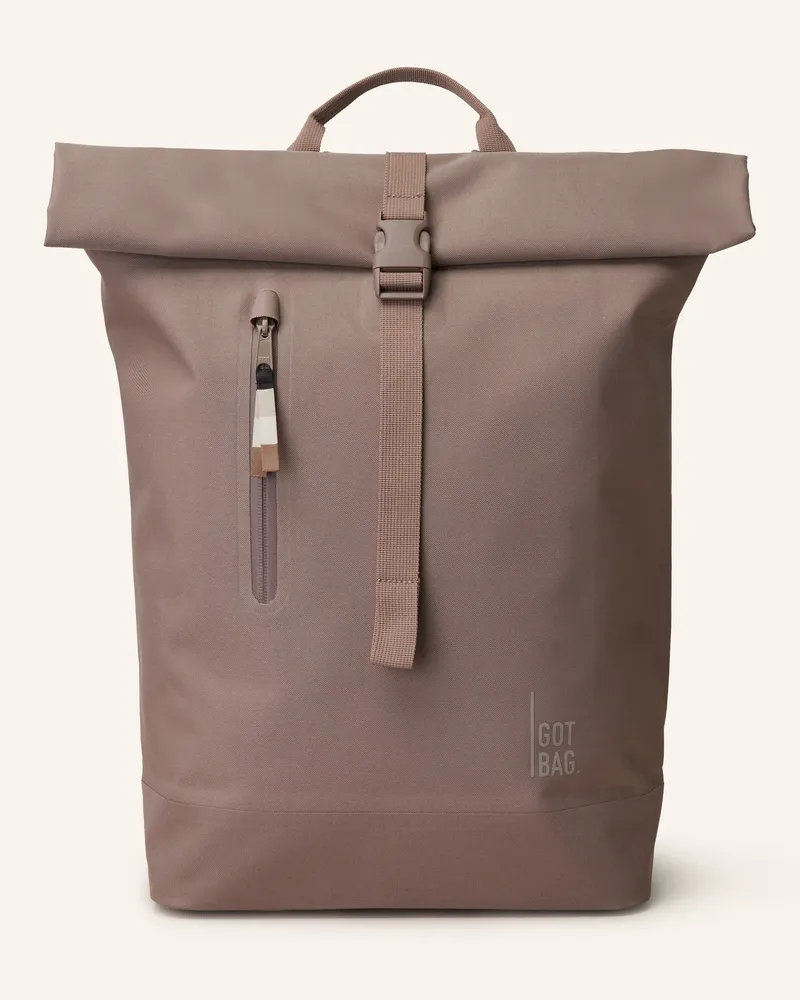 Got Bag Rucksack Rolltop Lite 2.0 26 L Mit Laptoptasche beige Taupe
