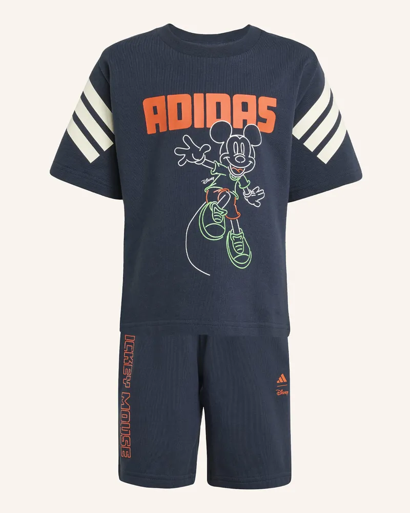 adidas DISNEY MICKY MAUS T-SHIRT-SET KINDER Schwarz