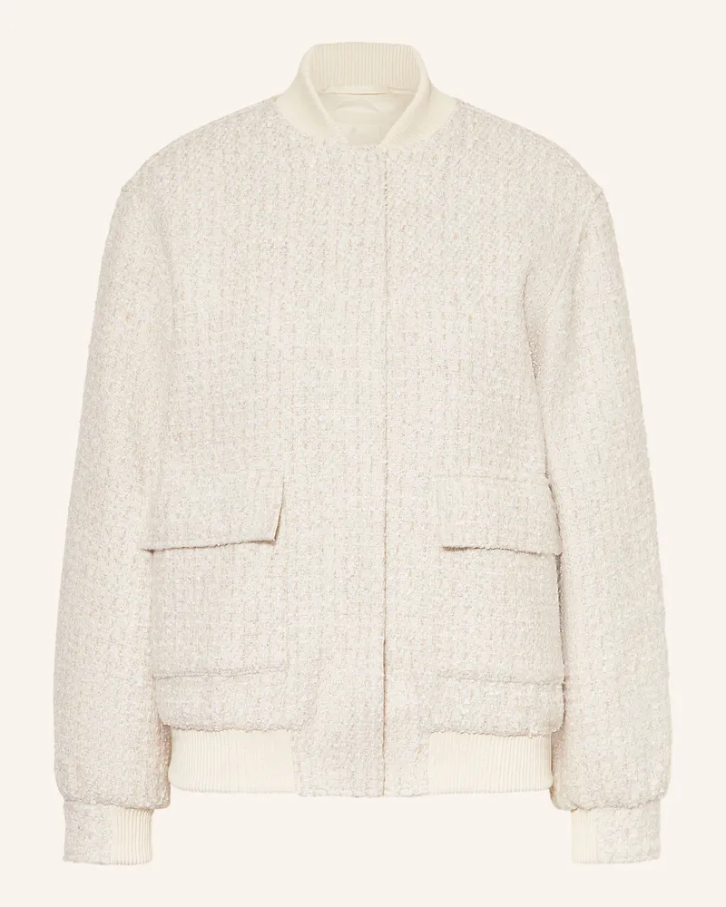 Guess Bouclé-Blouson PERINNE mit Glitzergarn Ecru