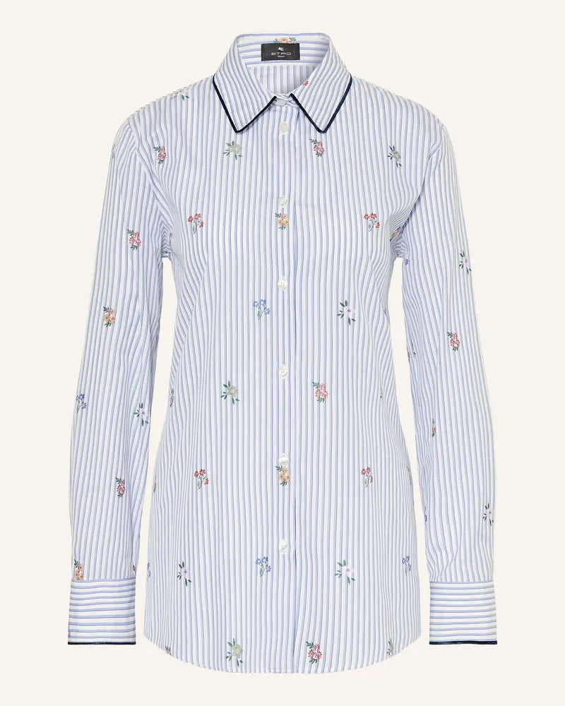 Etro Hemdbluse blau Hellblau