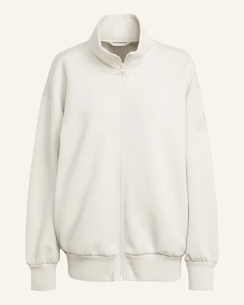 adidas SOFT LUX LOCKERES OBERTEIL MIT DURCHGEHENDEM REISSVERSCHLUSS Beige