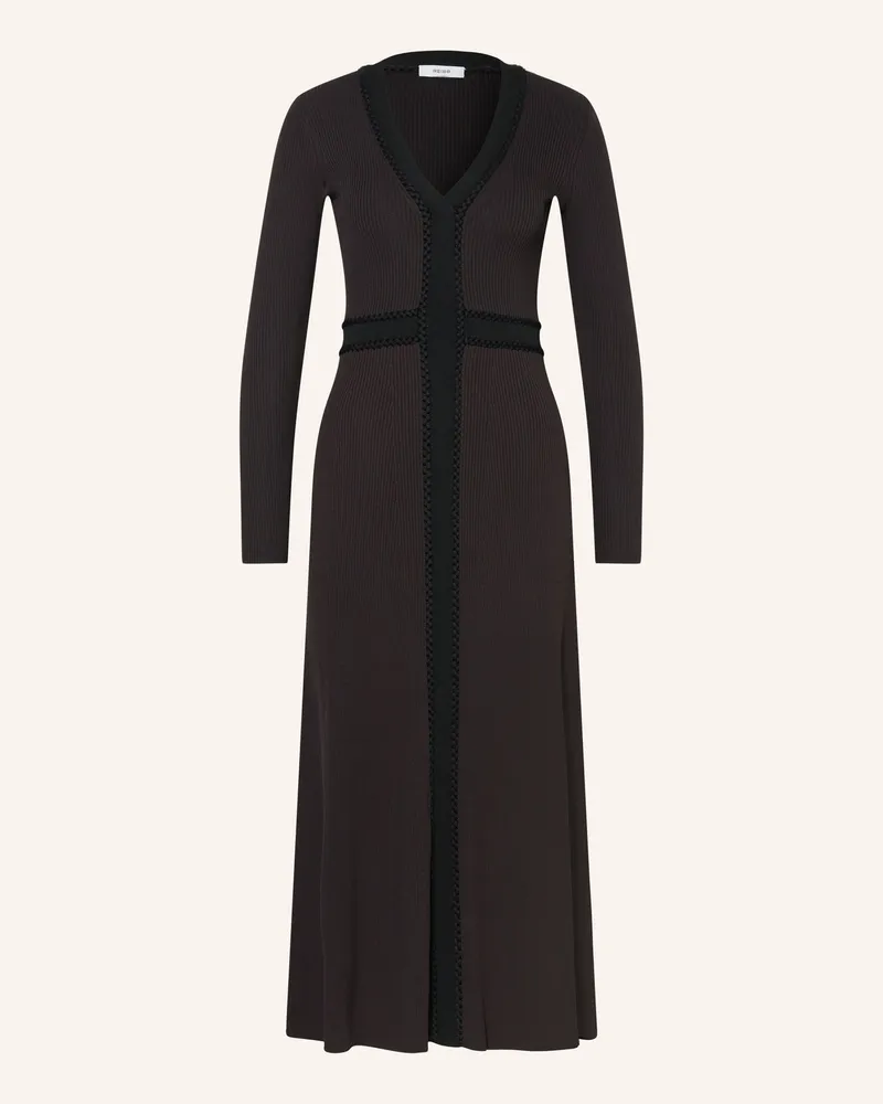 Reiss Strickkleid LAURA Dunkelbraun