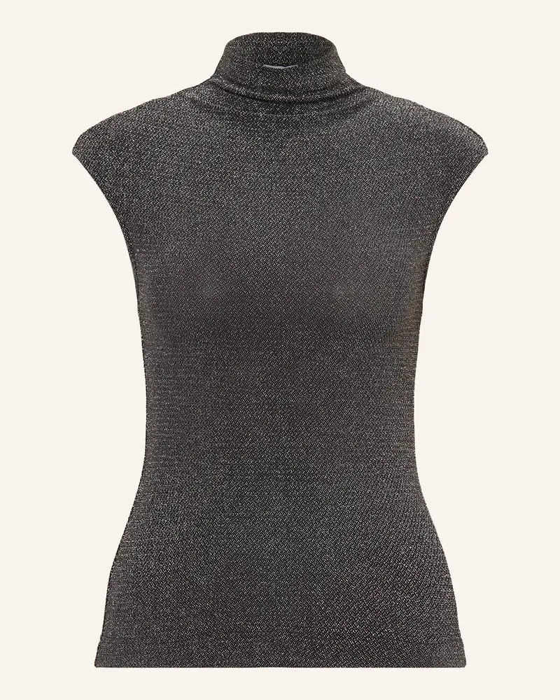 Reiss Top Seranne Mit Glitzergarn silber Silber