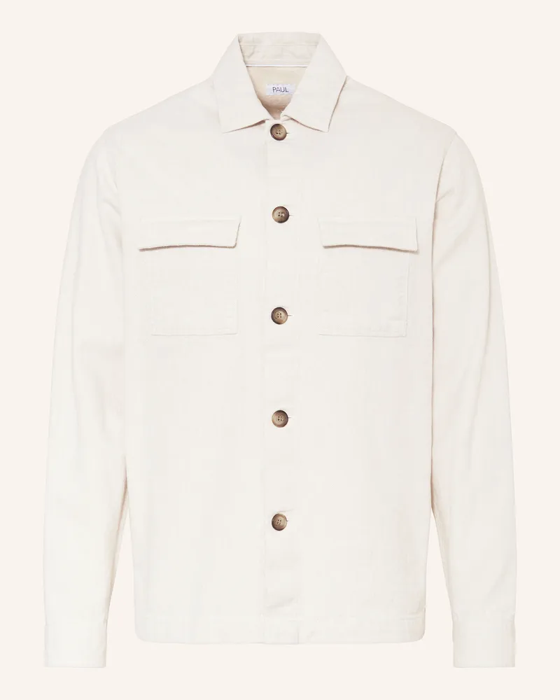 paul Overshirt beige Creme