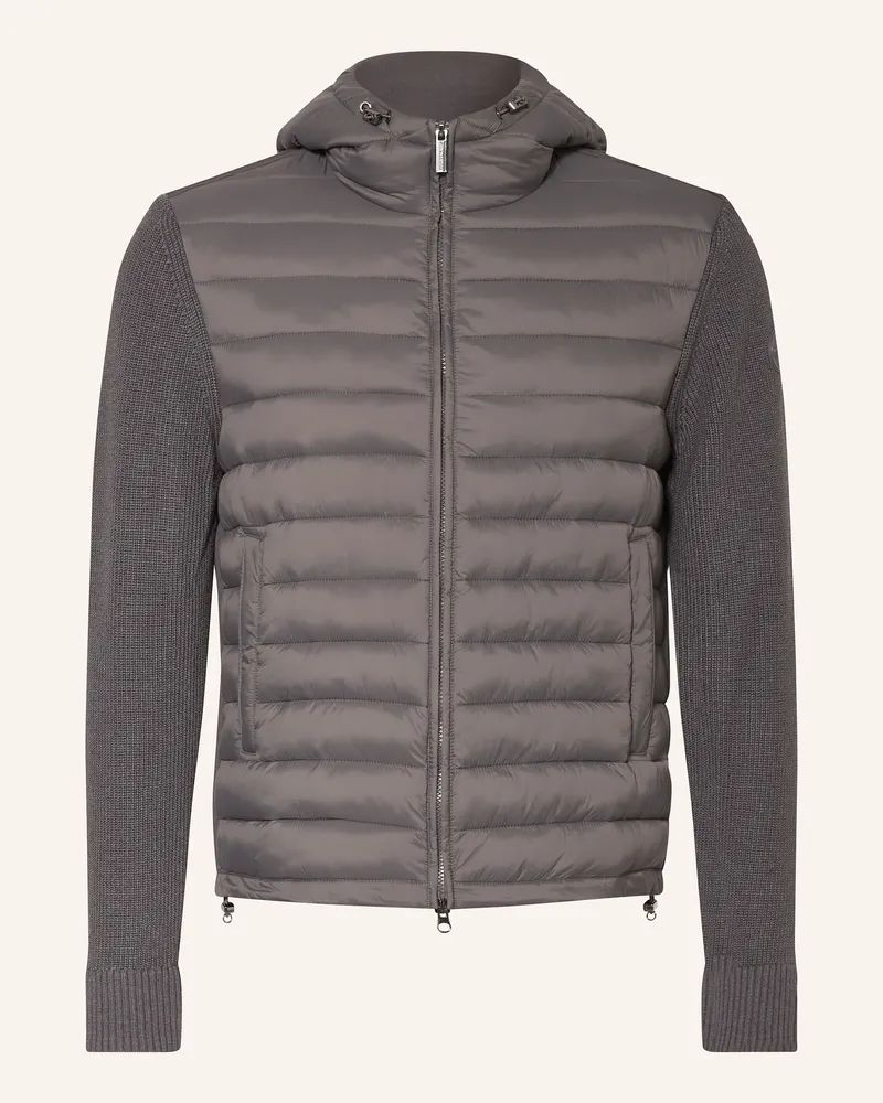 Colmar Steppjacke im Materialmix Grau