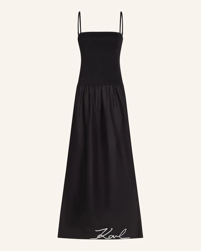 Karl Lagerfeld Strandkleid schwarz Schwarz