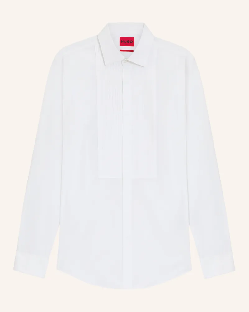 HUGO BOSS Business Hemd KAMERON Slim Fit Weiss