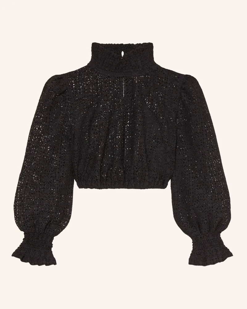 Berwin & Wolff Dirndlbluse aus Spitze Schwarz