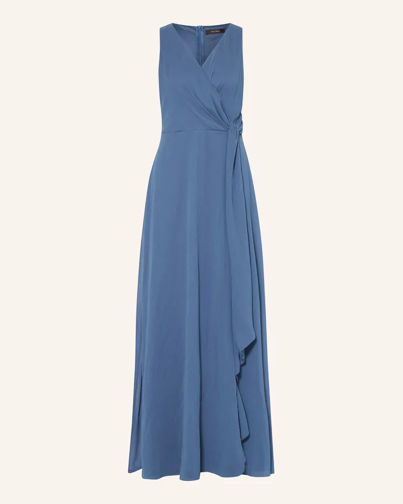 Vera Mont Abendkleid In Wickeloptik blau Blau