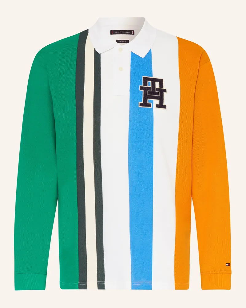 Tommy Hilfiger Piqué-Poloshirt Archive Fit Grün
