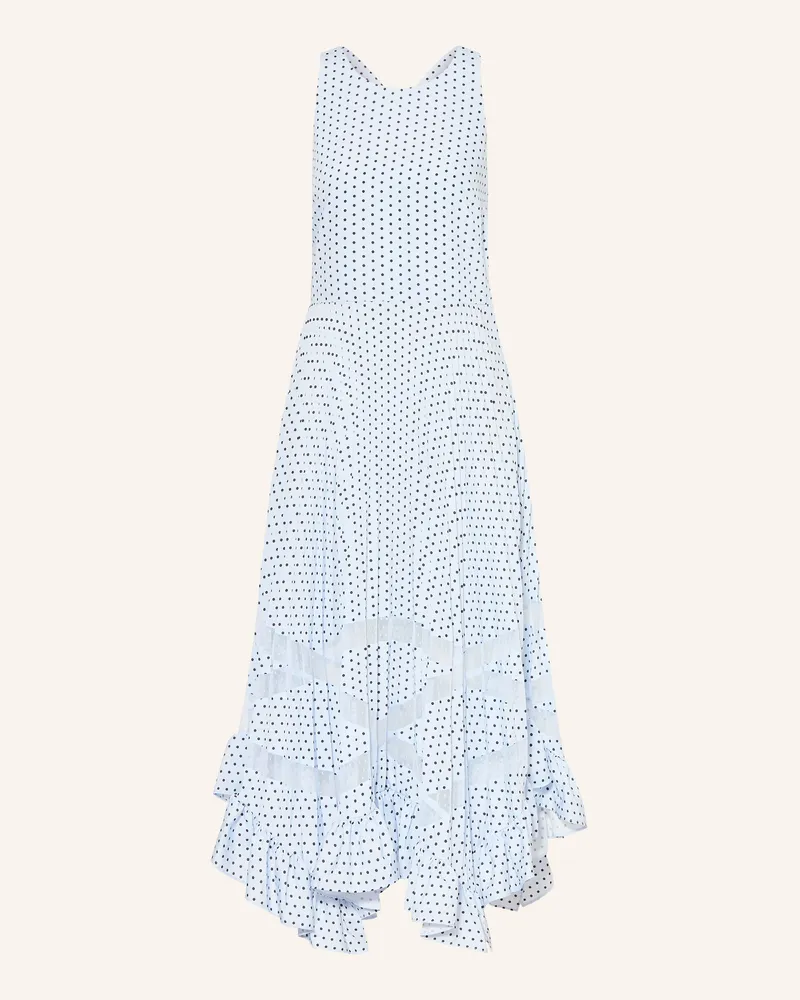 Claudie Pierlot Kleid mit Spitze Hellblau