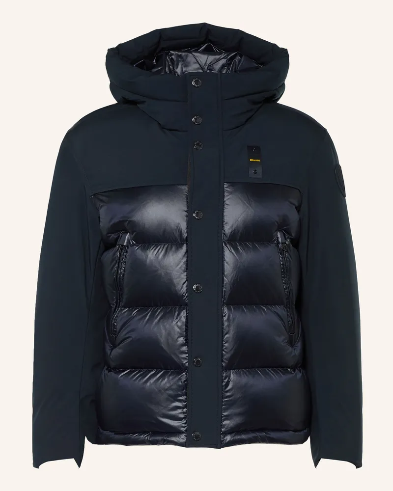 Blauer Daunenjacke Brook blau Dunkelblau
