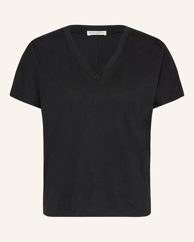 Marc O'Polo T-Shirt schwarz Schwarz