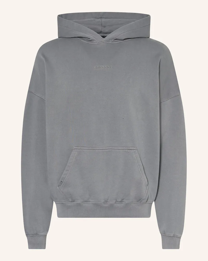 PEGADOR Hoodie LOGO Dunkelgrau