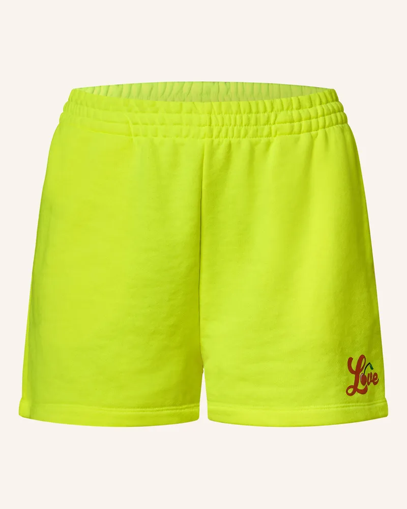 Miss Goodlife Sweatshorts Neongelb
