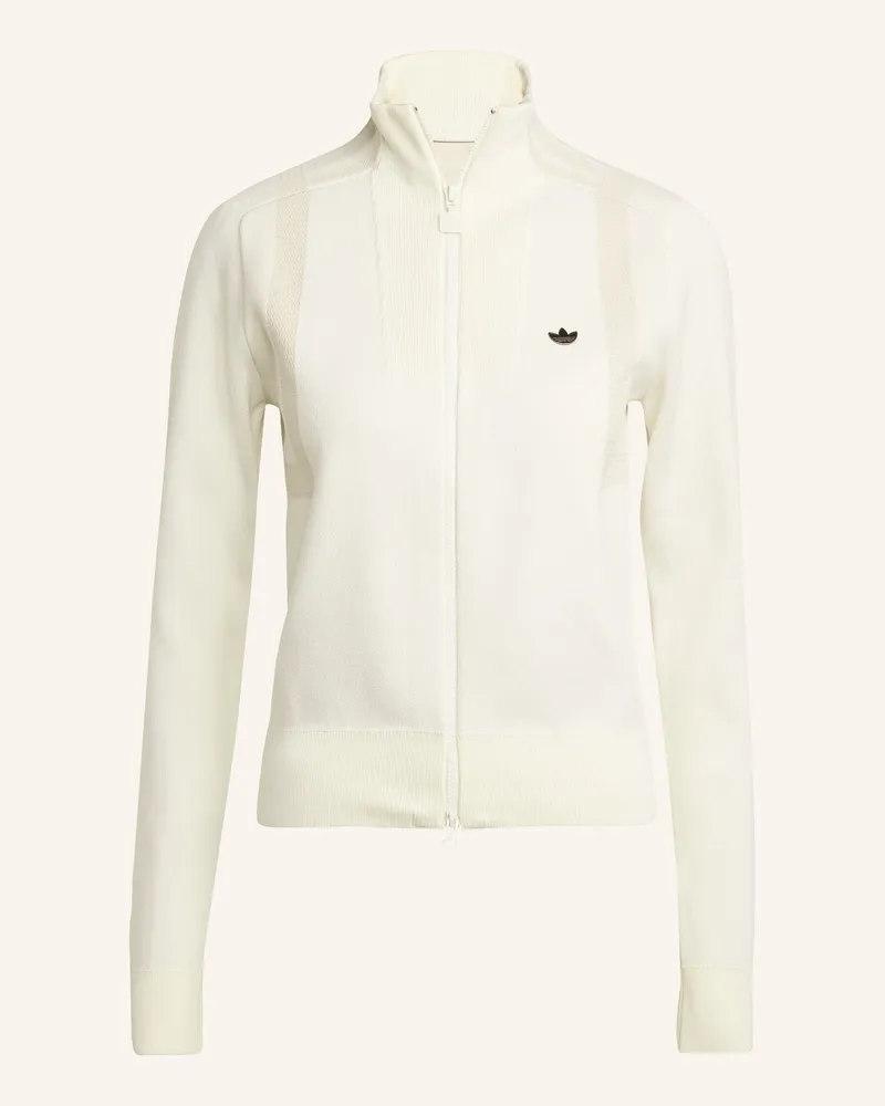 adidas STRICK TRAININGSJACKE Weiss