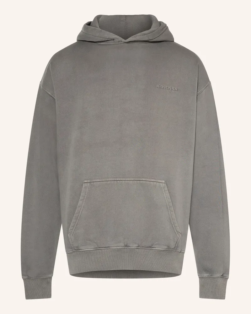 PEGADOR Oversized-Hoodie grau Dunkelgrau