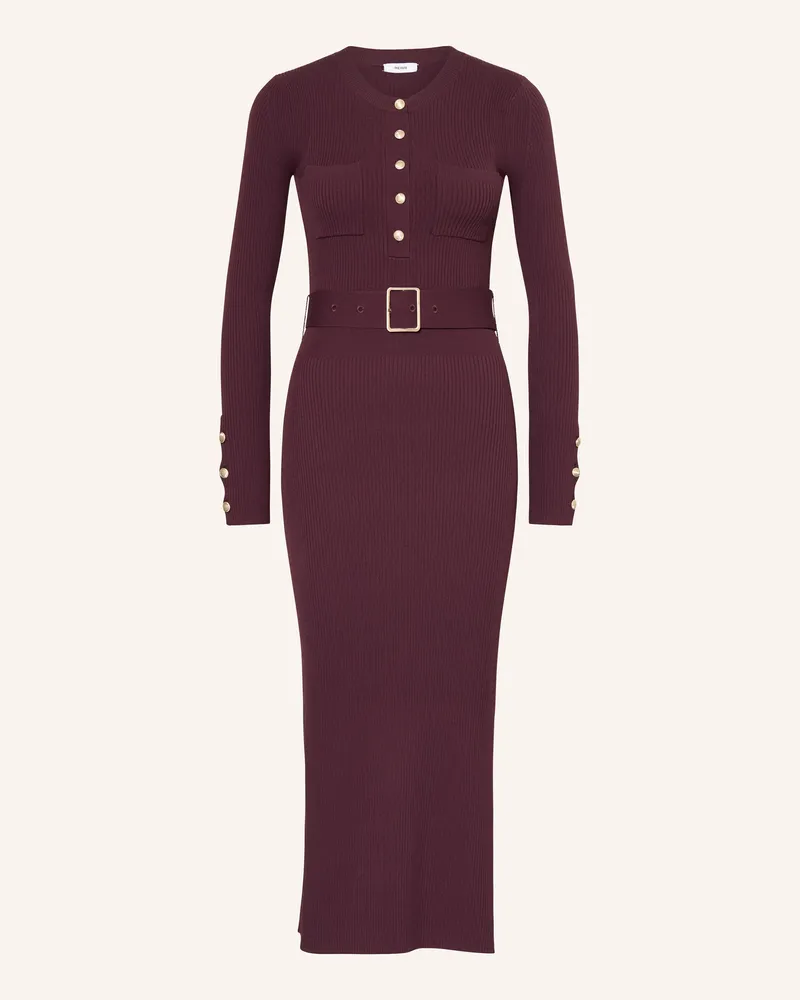 Reiss Strickkleid WILLOW Dunkelrot