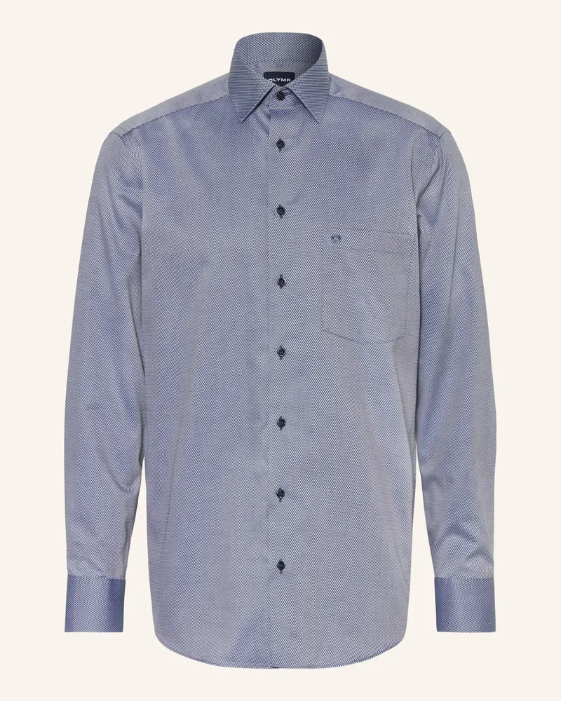 Olymp Hemd Luxor Comfort Fit blau Dunkelblau