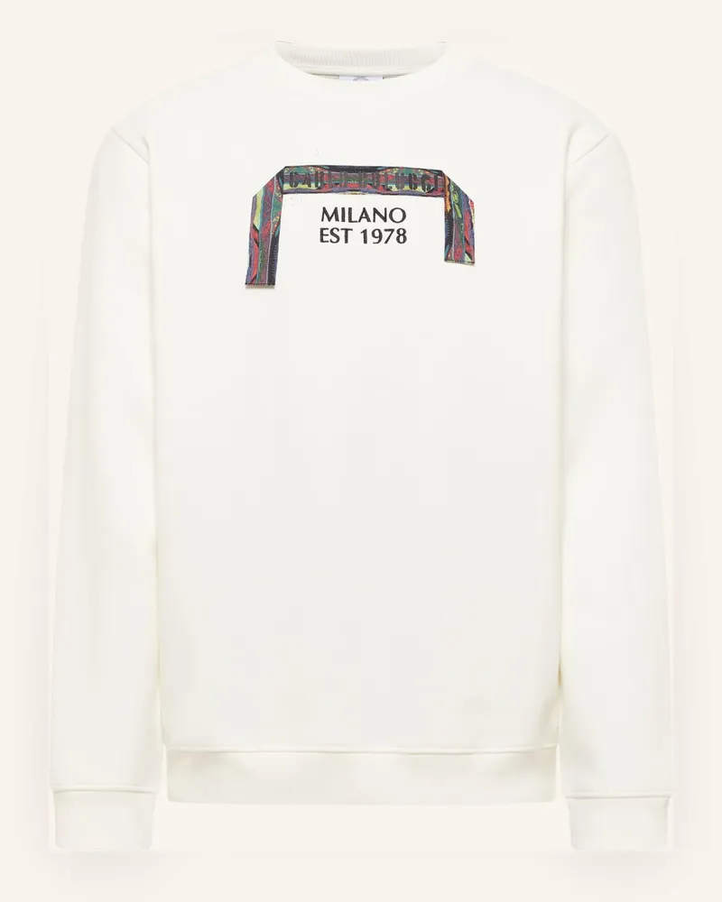 Carlo Colucci Sweatshirt - COLUCCI Tapes ERBA Weiss