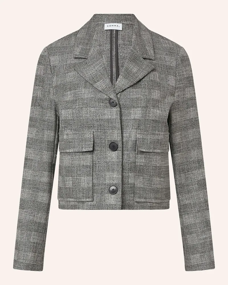 COMMA Kastenjacke Grau