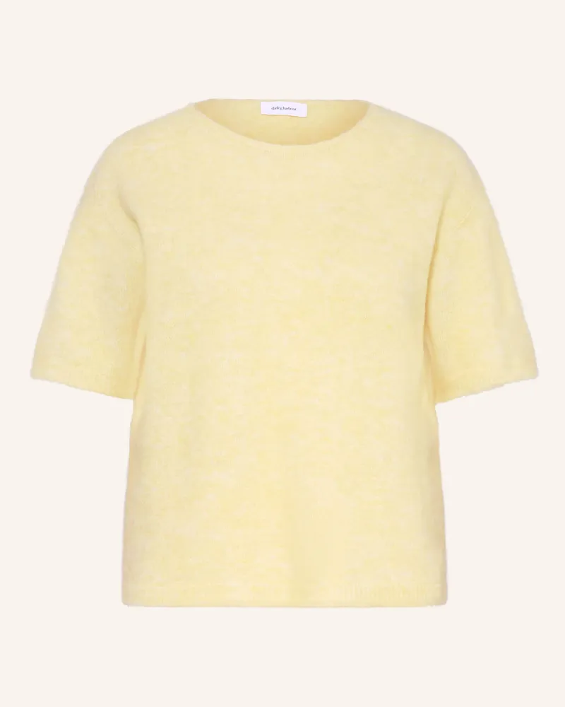 Darling Harbour Strickshirt Mit Alpaka gelb Light