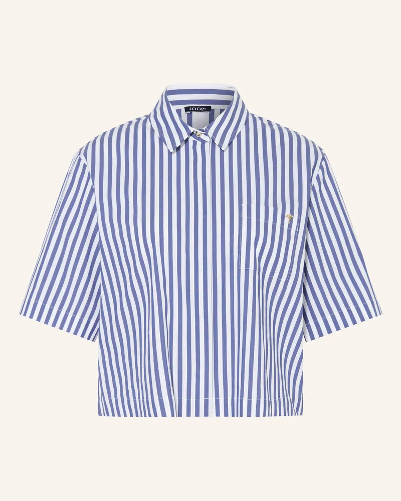 JOOP! Hemdbluse Bette blau Weiss