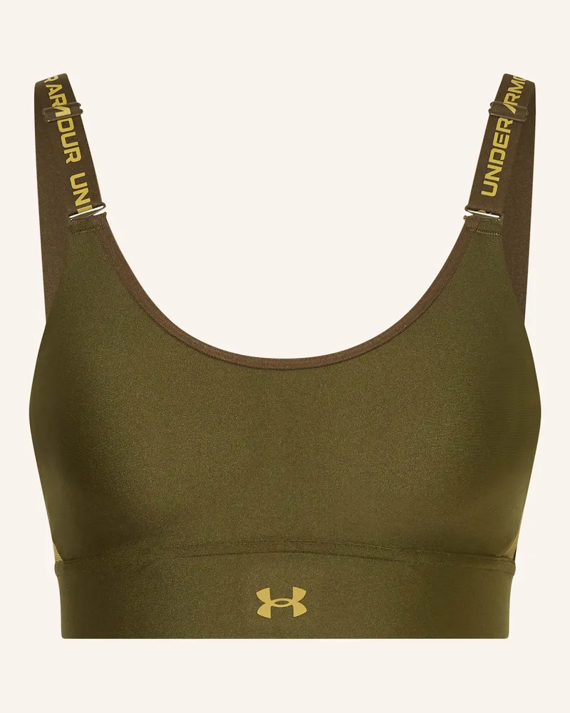 Under Armour Sport-BH UA INFINITY MID 2.0 mit Mesh Khaki