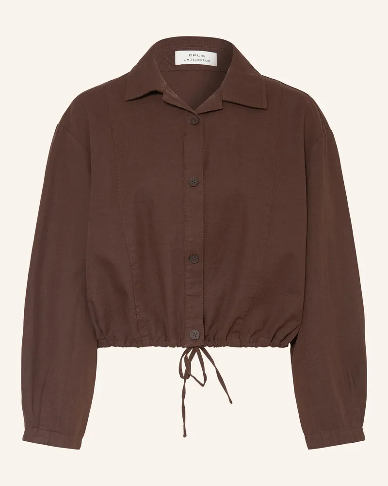 OPUS Bluse FORMENTE Dunkelbraun