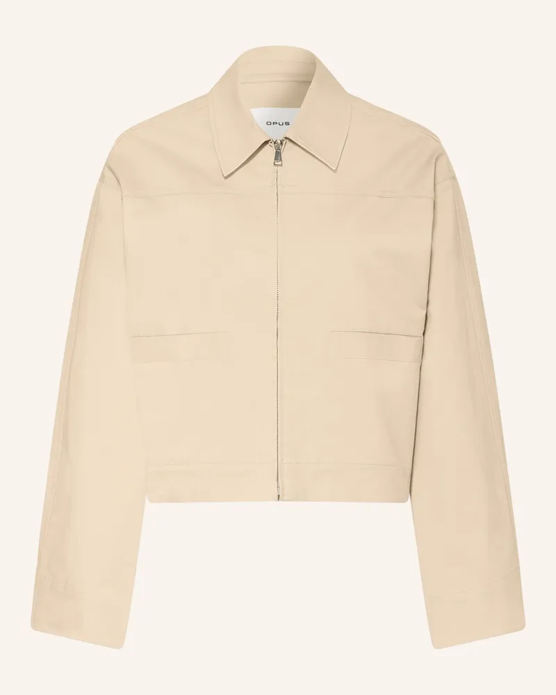 OPUS Kastenjacke HERAKLA Beige