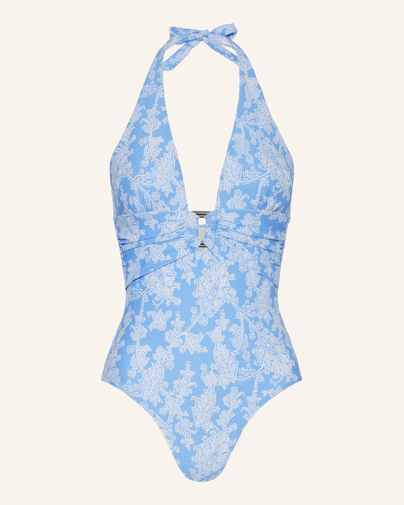 Heidi Klein Neckholder-Badeanzug PLAYA PARAISO Hellblau