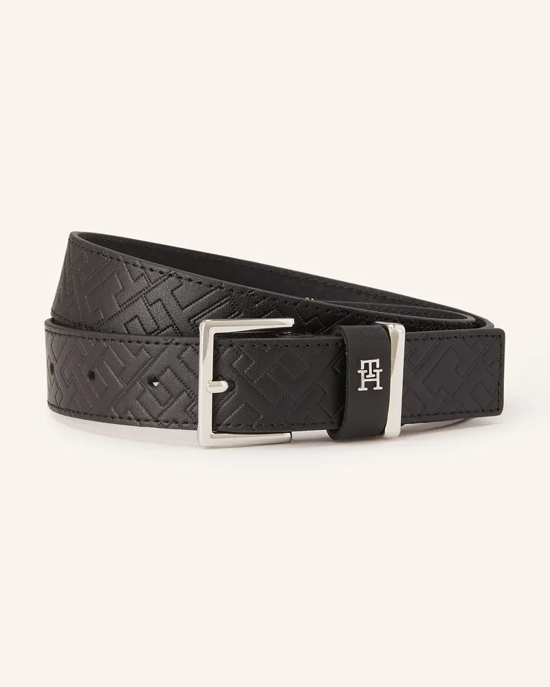 Tommy Hilfiger Ledergürtel Schwarz