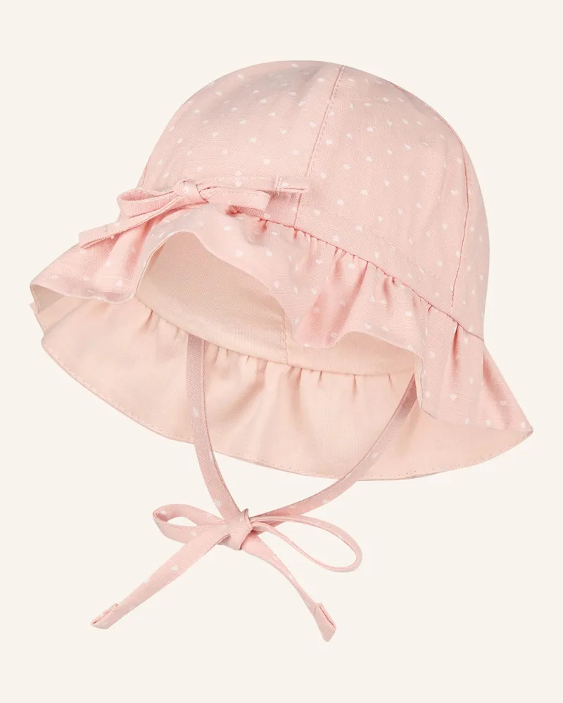 Sterntaler Hut kleine Herzen Hellrosa